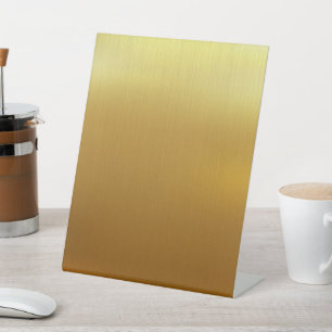 BLANK ERSTELLT IHR EIGENES GOLD PEDESTAL-SIGN SOCKELSCHILD