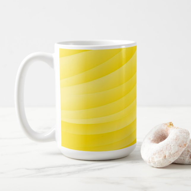 BLANK ERSTELLT IHRE EIGENE GELBE TASSE (Mit Donut)