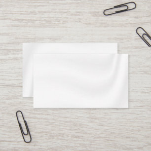 BLANK ERSTELLT IHRE EIGENE WEISSE SATIN-GESCHÄFTSK VISITENKARTE