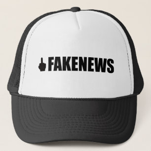 BLANK FAKE NEWS MAGA GEAR TRUCKERKAPPE