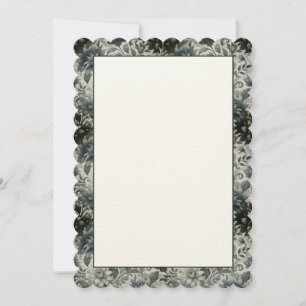 Blank-Floral-Einladung Einladung