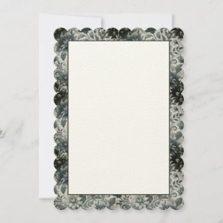 Blank-Floral-Einladung Einladung