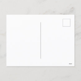 Blank-Floral-Postkarte Feiertagspostkarte