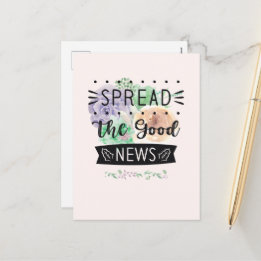 Blank-Floral-Postkarte Feiertagspostkarte