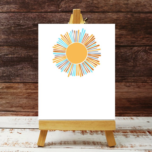 Blank fügen Sie Ihre eigene Boho Sun kommen, die S Poster (Von Creator hochgeladen)