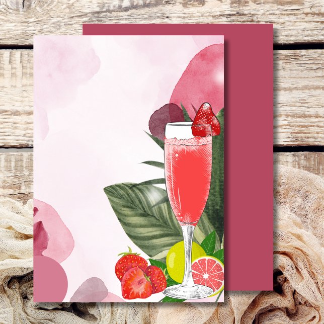 Blank fügen Sie Ihre eigene Brunch Bubbly Mimosa E Einladung (Von Creator hochgeladen)