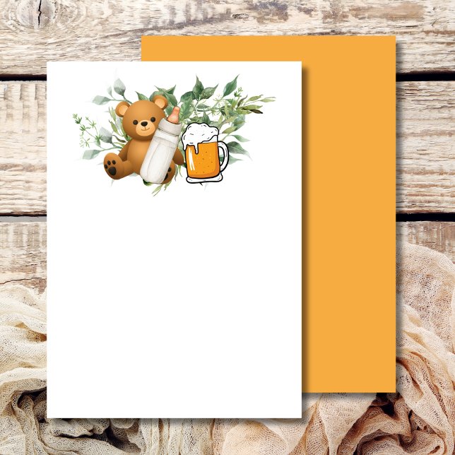 Blank Fügen Sie Ihre eigene ein Baby Braut. Einladung (Von Creator hochgeladen)