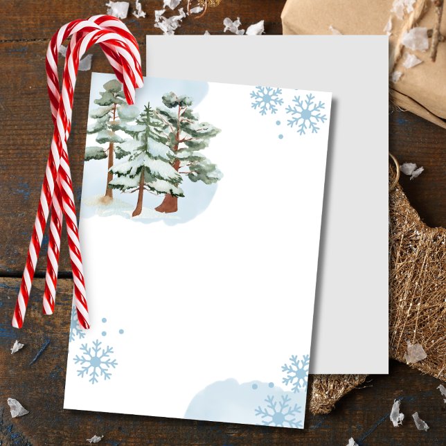 Blank Fügen Sie Ihre eigenen Winter Schnee blauen  Einladung (Von Creator hochgeladen)