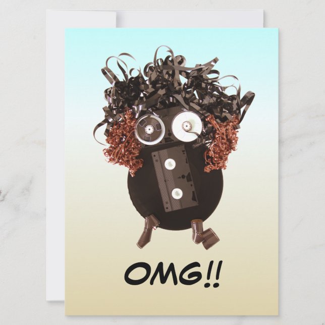 Blank Funny Cool Humour OMG Analog Media (Vorderseite)