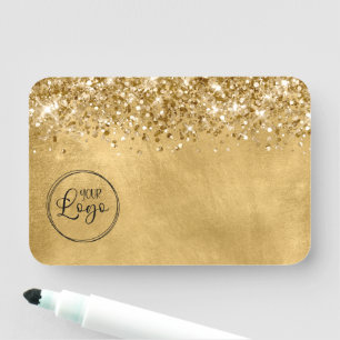 Blank für Glitterie-Gold-Business-Logos Namensschild