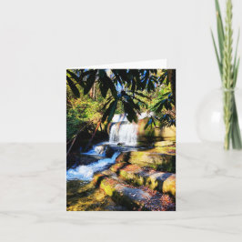 Blank gefaltete Grußkarte mit Naturthema Karte