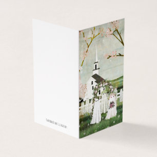 Blank-Geist-Hochzeitkarte