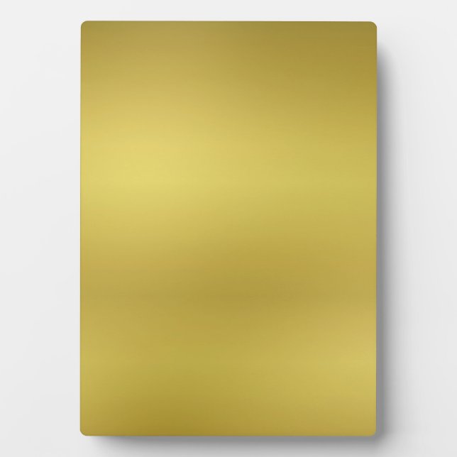 Blank Gold Custom Background Template Fotoplatte (Vorderseite)