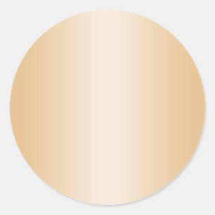 Blank Gold Gradient Blank Runder Aufkleber
