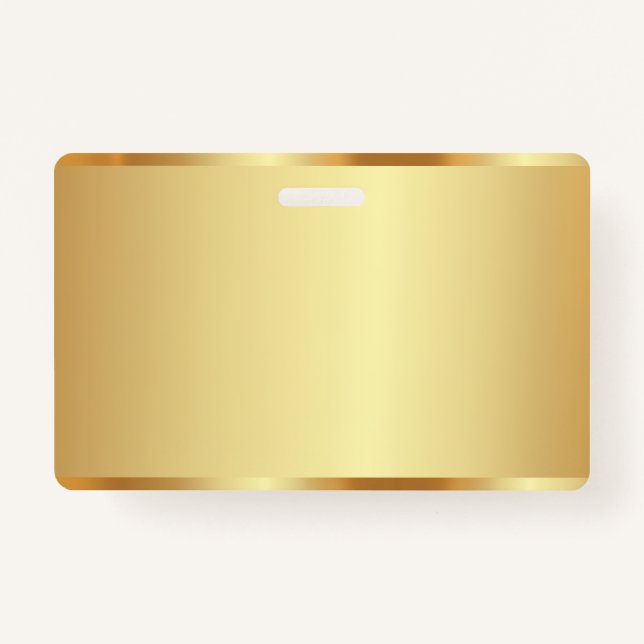 Blank-Gold-Hintergrund für den Namen des Logos hin Ausweis (Vorderseite)