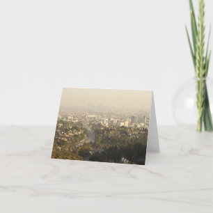 Blank Greeting Card - Los Angeles / Hollywood Dankeskarte