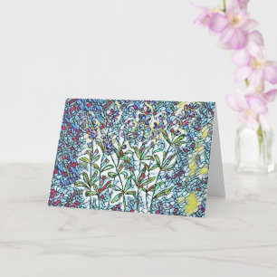 Blank Greeting Card - SG Lavendel Karte