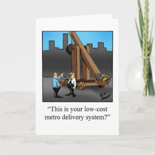 Blank-Grußkarte für den Büro Humor Karte