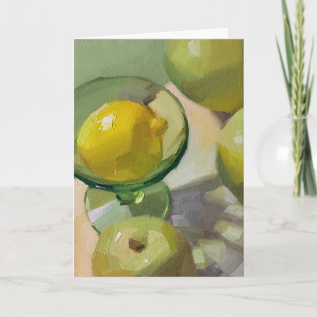 Blank Grußkarte, Originalkunst von Sarah Sedwick Dankeskarte (Vorderseite)