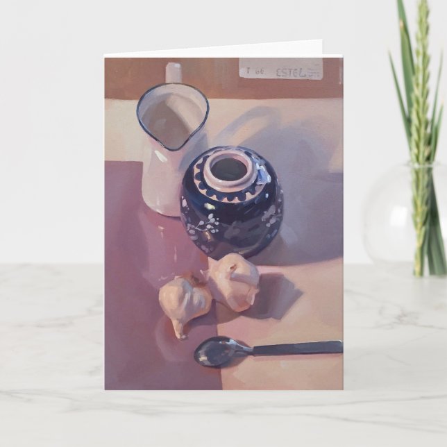 Blank Grußkarte, Originalkunst von Sarah Sedwick Karte (Vorderseite)