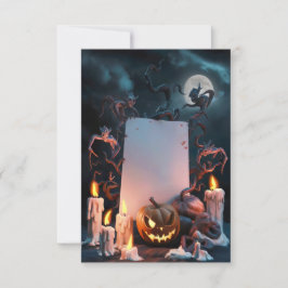Blank Halloween Einladungskarte Einladung
