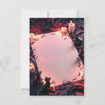 Blank Halloween Einladungskarte