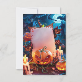 Blank Halloween Einladungskarte Einladung