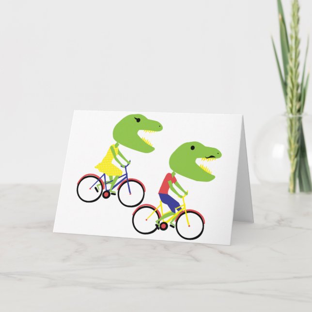 blank hipster dino card karte (Vorderseite)