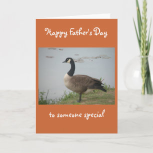 Blank Inside Happy Father's Day Card Karte