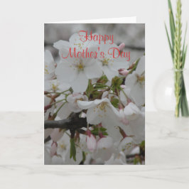 Blank Inside Happy Mother's Day Card Karte