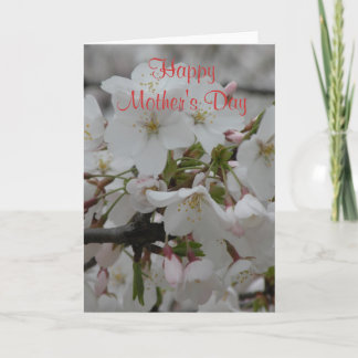 Blank Inside Happy Mother's Day Card Karte