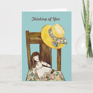 Blank inside Thinking of You Card Karte