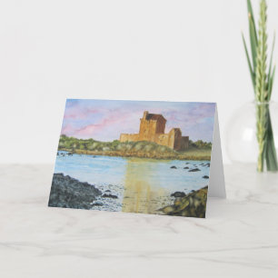 Blank Irish Castle Grußkarte Feiertagskarte