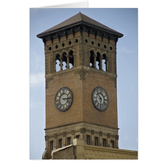 Blank-Karte für das Rathaus von Tacoma (Vorne)