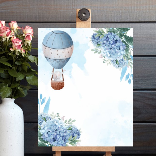 Blank kreieren Sie Ihren eigenen Elephant Hot Air  Poster (Von Creator hochgeladen)