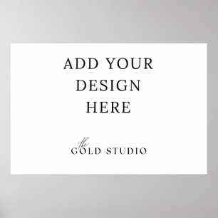 Blank Landscape Poster Template (20 x 30 Zoll)