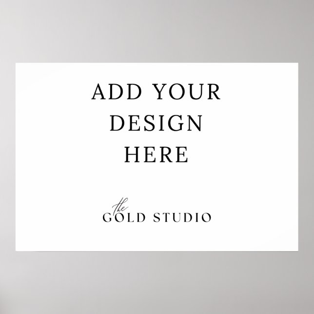 Blank Landscape Poster Template (20 x 30 Zoll) (Vorne)