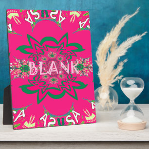 Blank, lebhaft rosa, bläserfarbene, lila Schattenm Fotoplatte