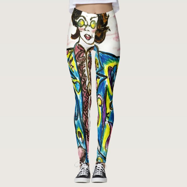 Blank"-Logos" Leggings (Vorderseite)