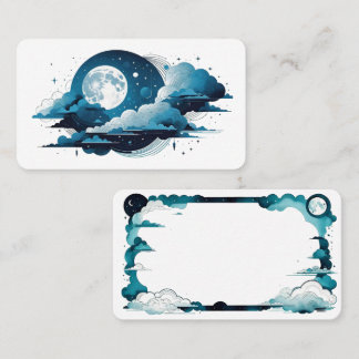 Blank Moon Oracle Cards Visitenkarte
