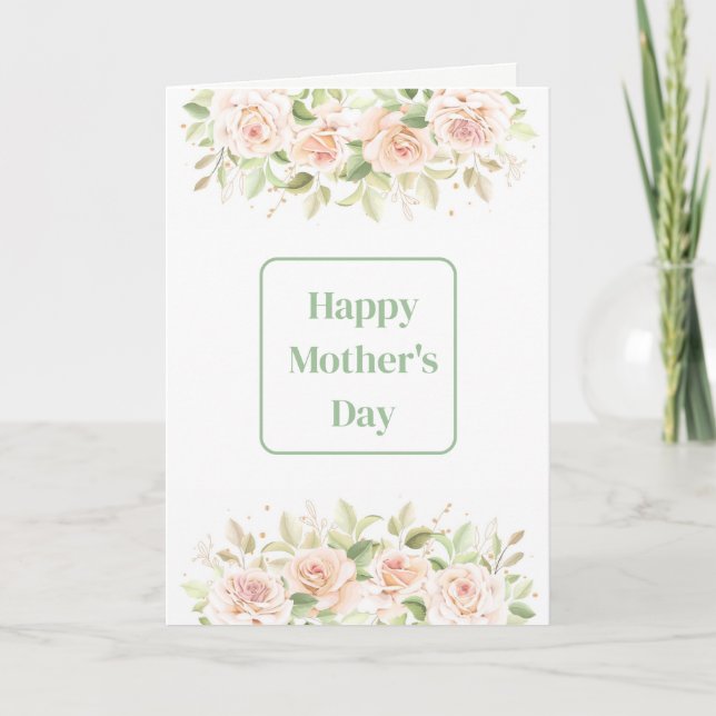 Blank Mother Day Card Karte (Vorderseite)