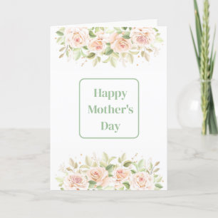 Blank Mother Day Card Karte