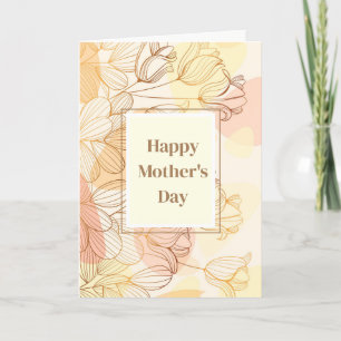 Blank Mother Day Card Karte