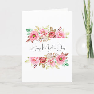 Blank Mother Day Card Karte