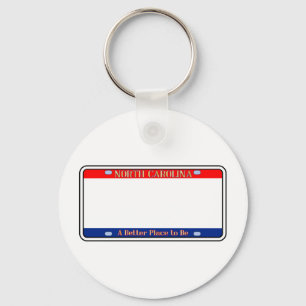Blank North Carolina Lizenzplatte Schlüsselanhänger