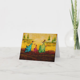 Blank notecard with artwork by Marabeth Quin Karte