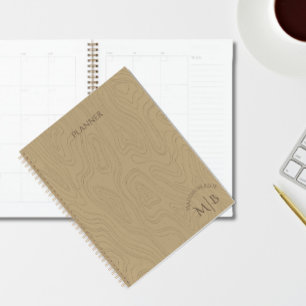 Blank Personalisierter Spiral-Bound Hardcover-Plan Planer