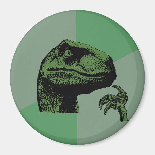 Blank Philosoraptor Magnet (Vorne)
