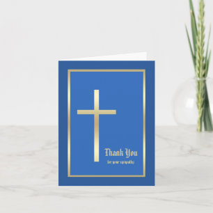 Blank Religious Beileid Vielen Dank Note Card, Bla Dankeskarte