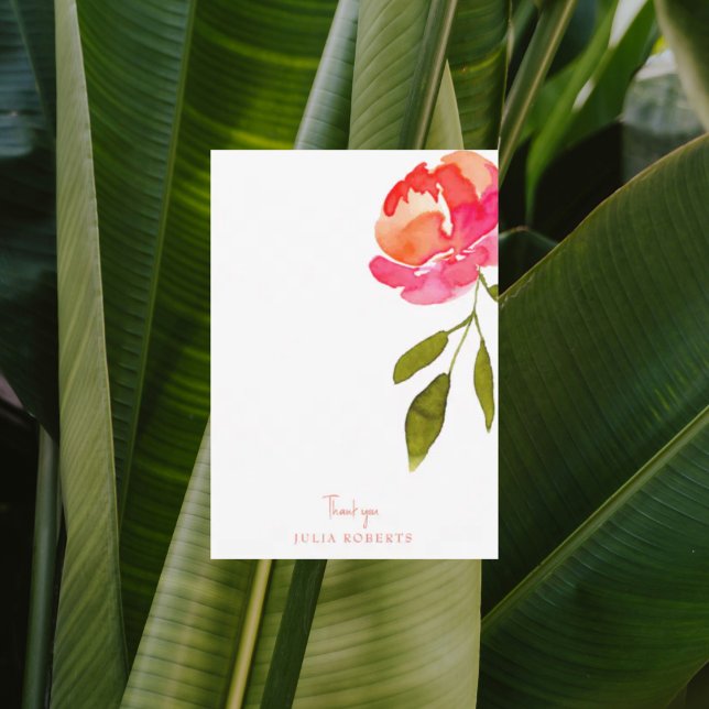 Blank Rosa und Orangefarbene Dusche Danke (Von Creator hochgeladen)